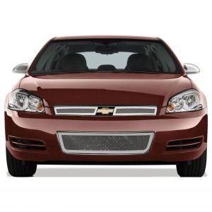 Решетка радиатора и решетки бампера стальные комплект 3шт. для Chevrolet Impala 2006-2013 
